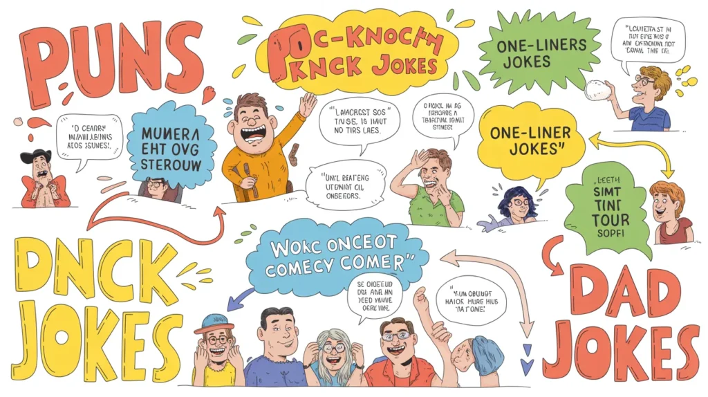 what the difference between jokes