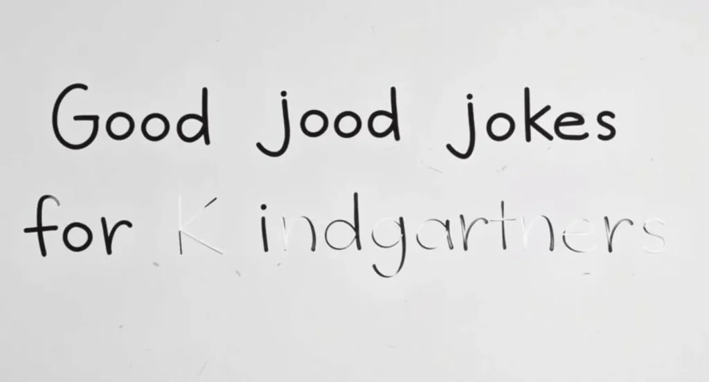 good jokes for kindergartners