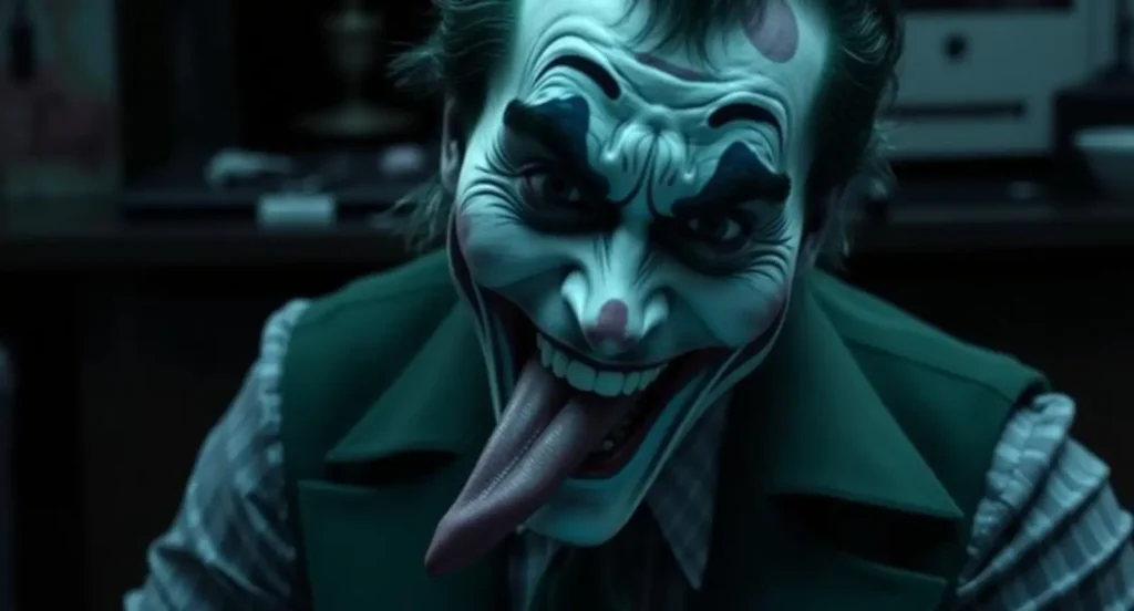 joker tongue meme